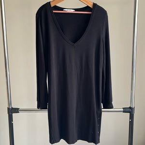 BB Dakota Long Sleeve Black Sweater Dress Size M